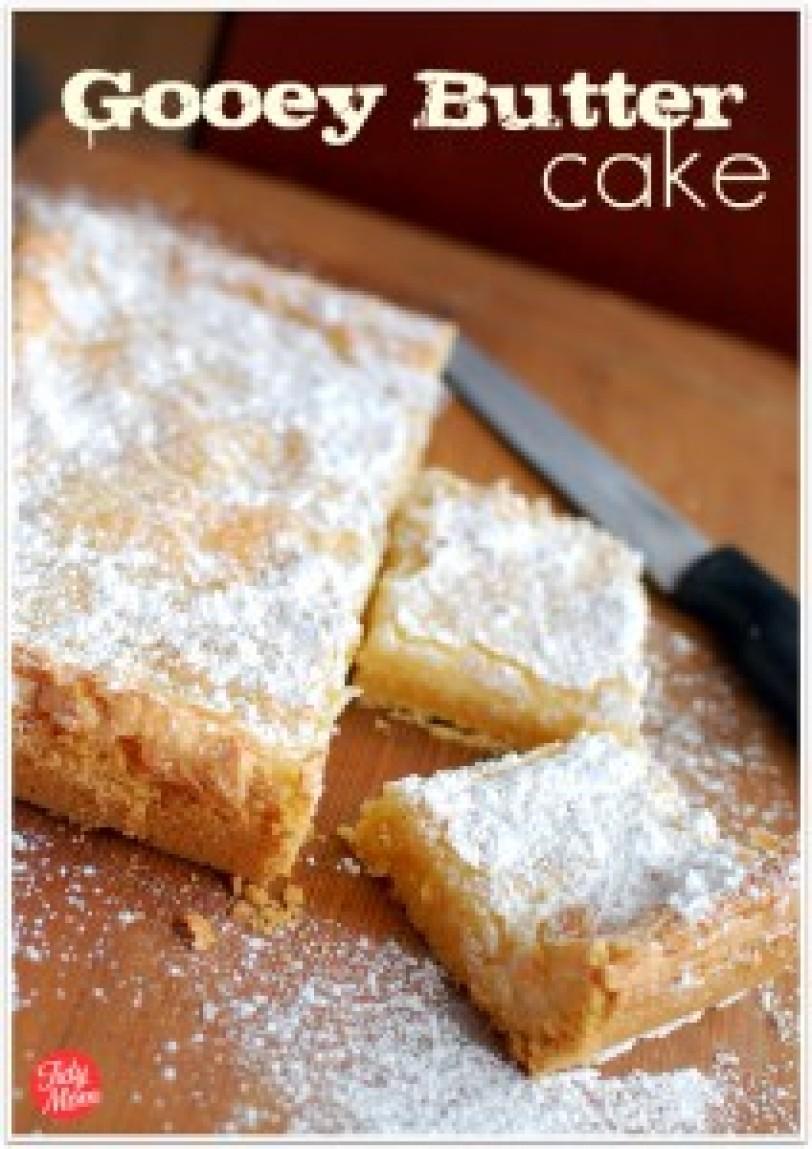 St. Louis Gooey Butter Cake Recipe | Just A Pinch Recipes