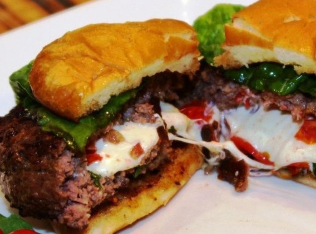 Caprese Burger Recipe | Just A Pinch Recipes