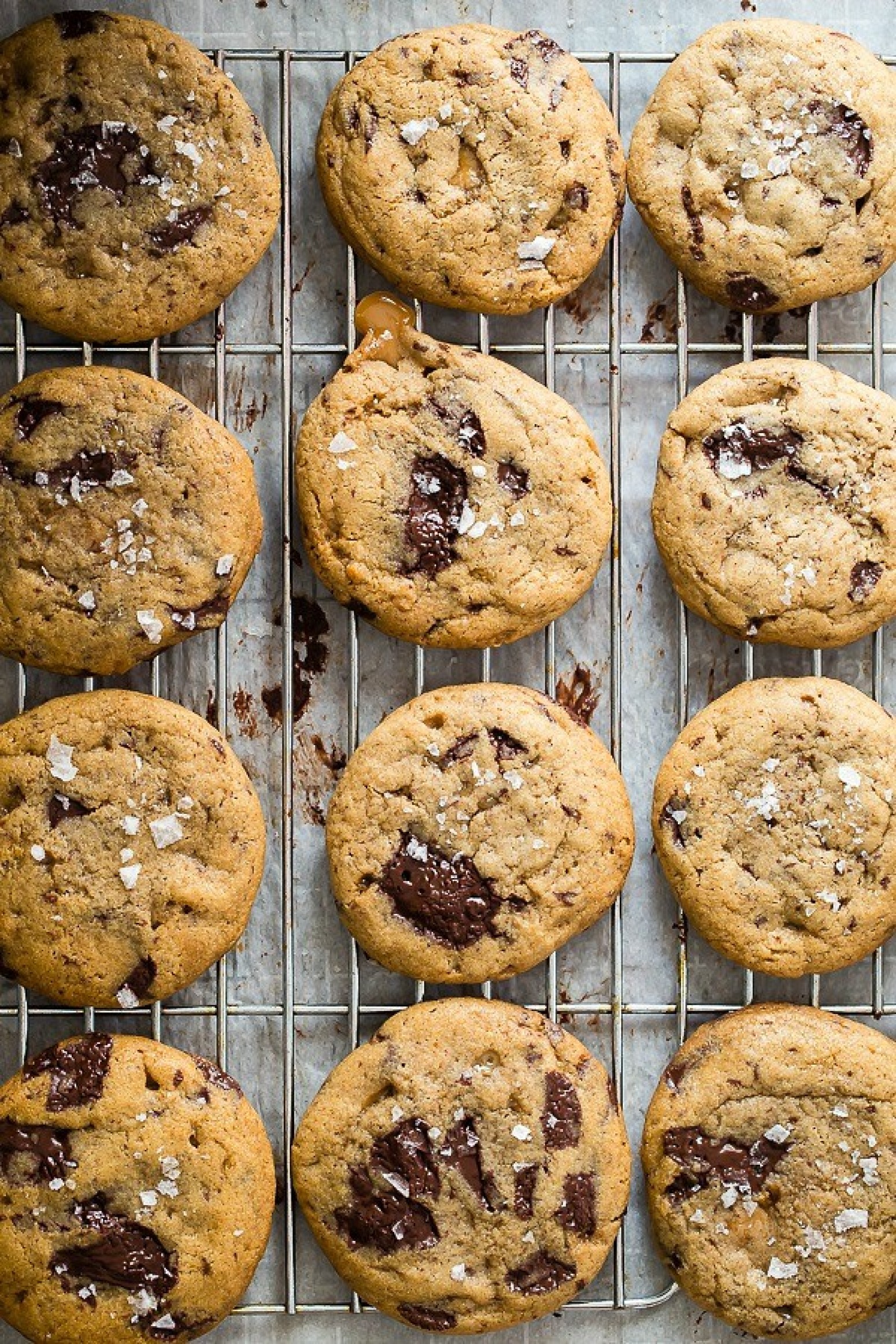 Salted Caramel Chocolate Chunk Cookies Recipe | Just A Pinch Recipes