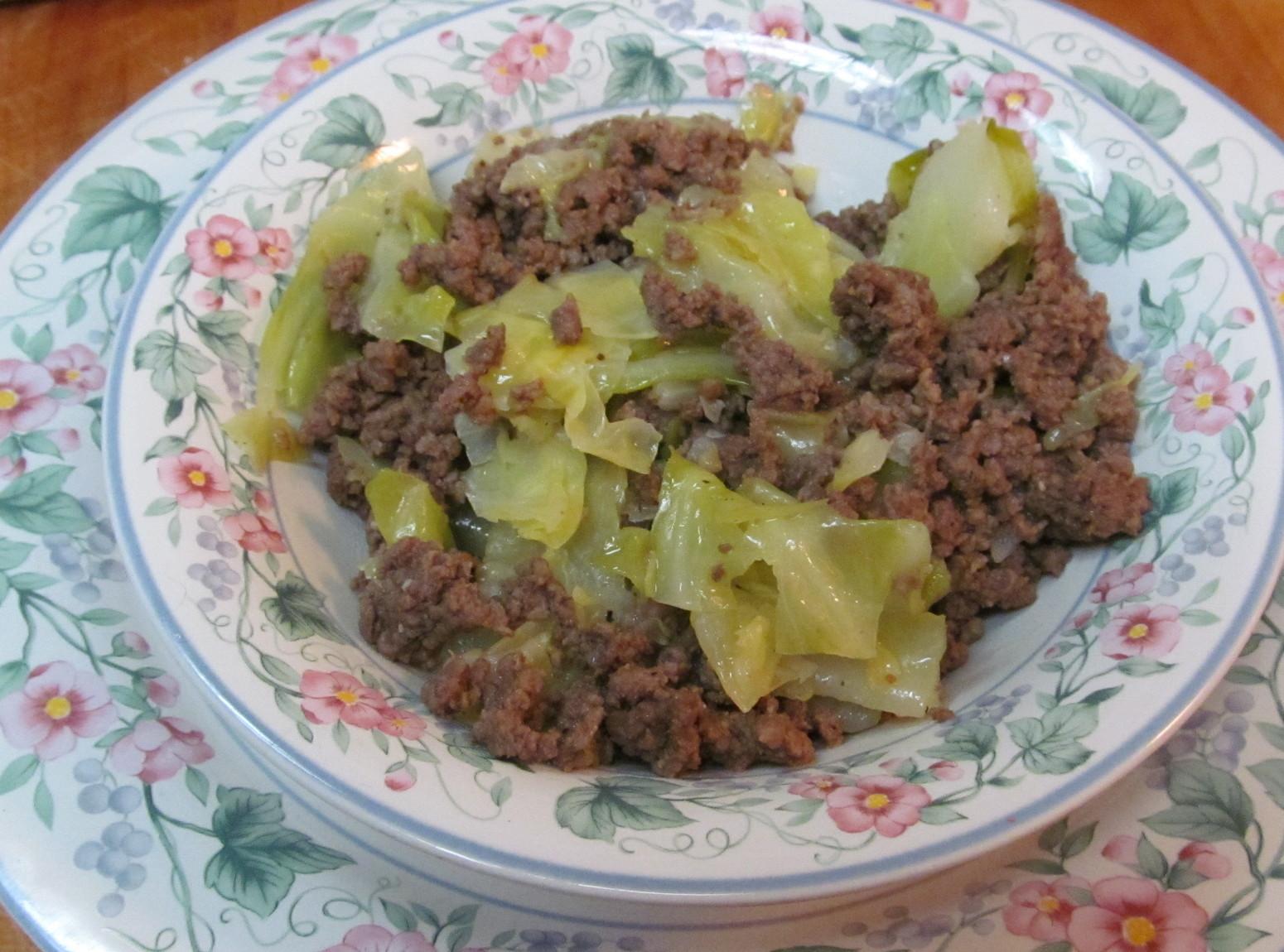 hamburger and cabbage recipes