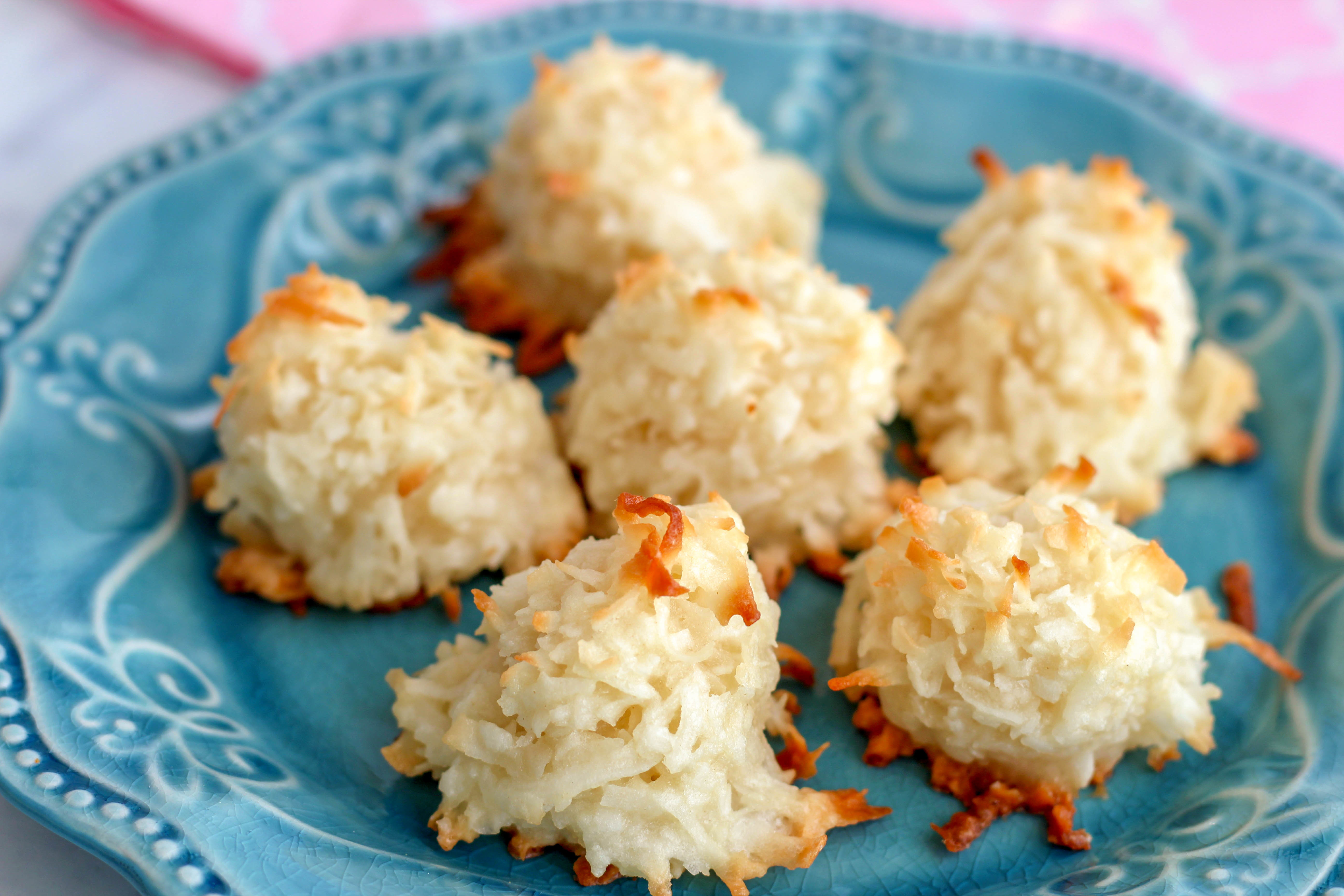 Favorite Coconut Macaroons Recipe | Just A Pinch Recipes